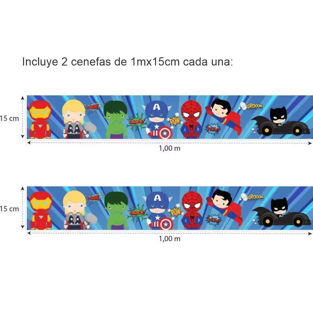 Combo de Superhéroes para bebé