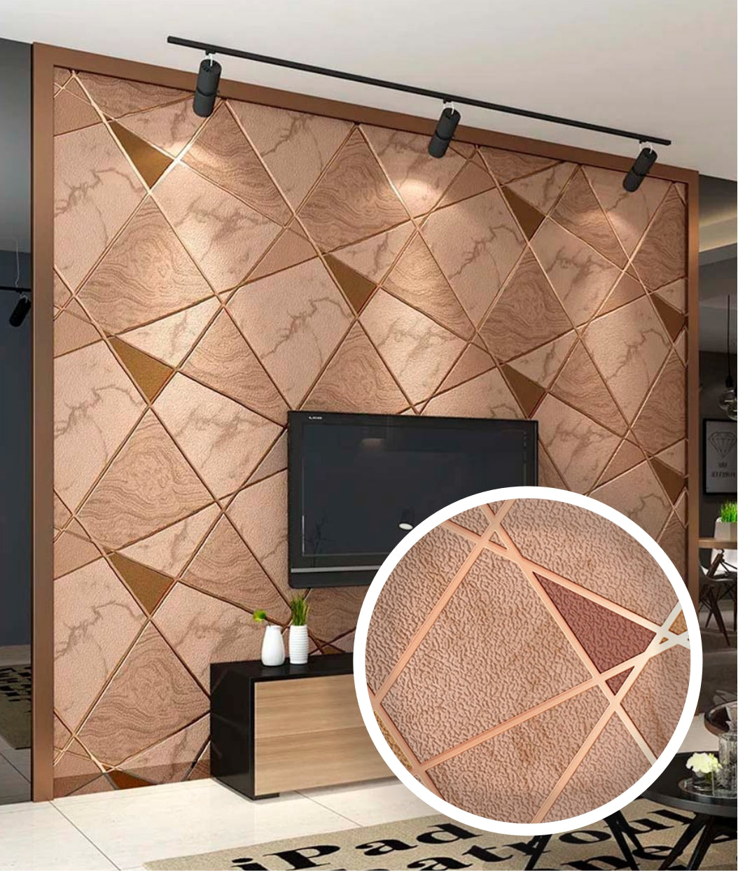 Papel Tapiz Adhesivo elegante