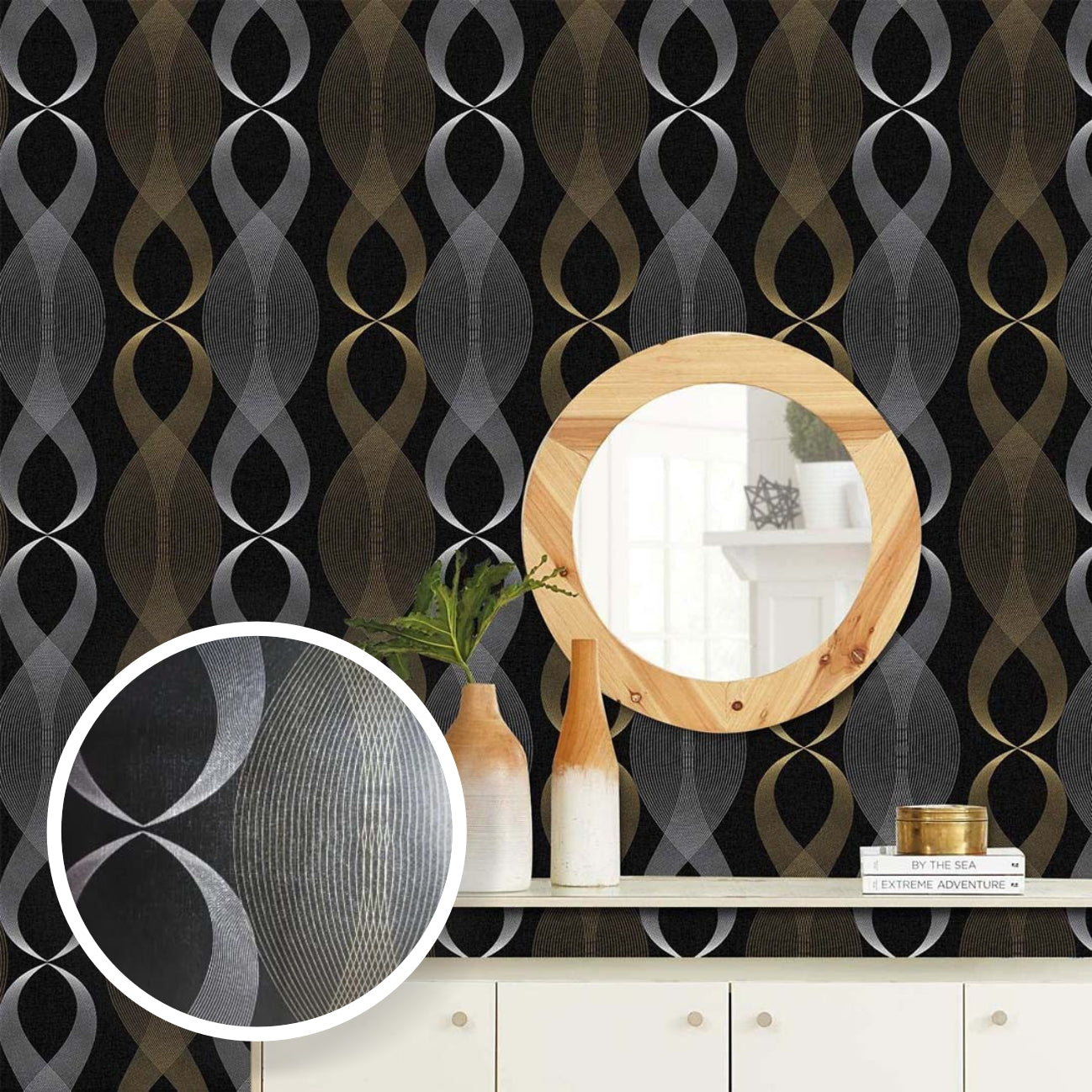 Papel Tapiz Adhesivo elegante