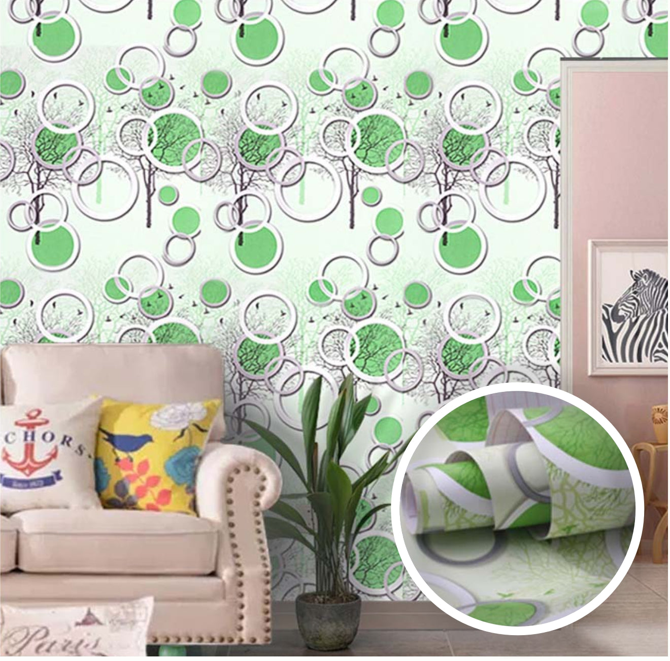 Papel Tapiz Adhesivo elegante