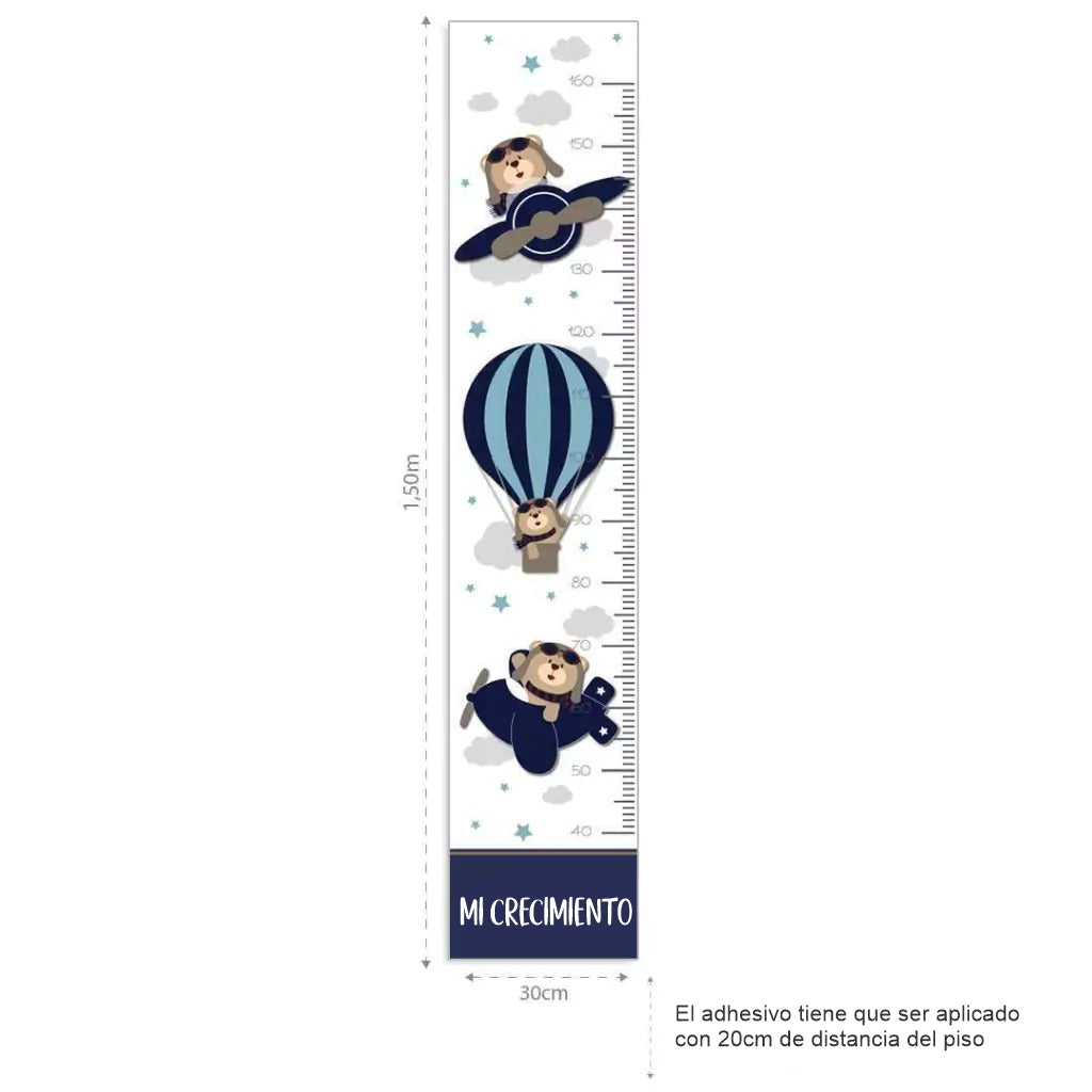 Conjunto de oso de aviador azul marino