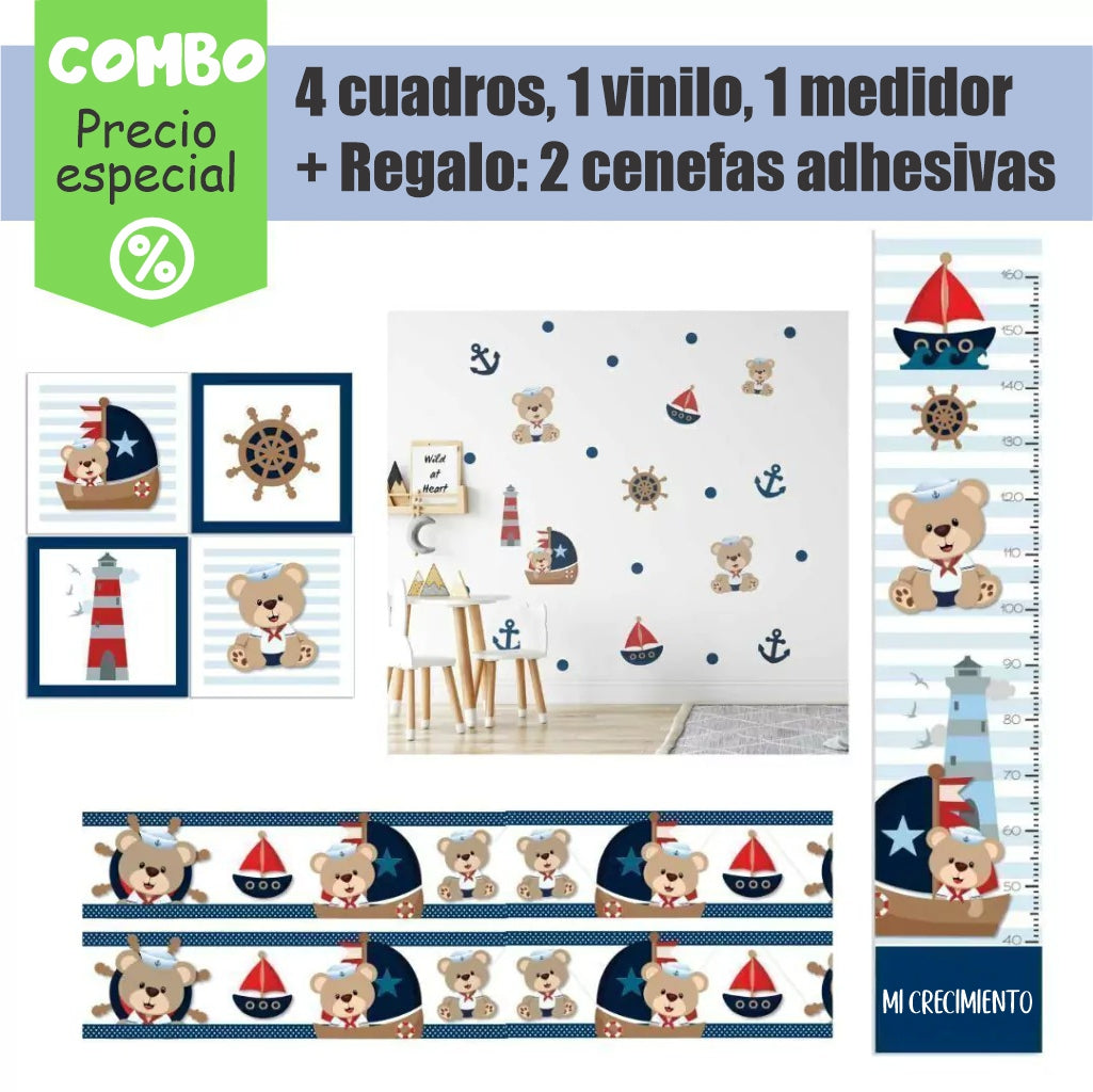 Combo de oso marinero