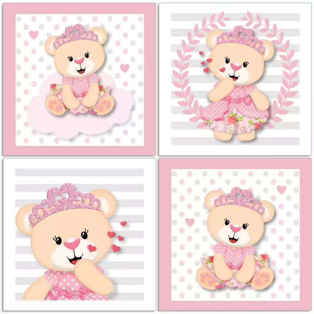Combo de oso de la realeza princesa
