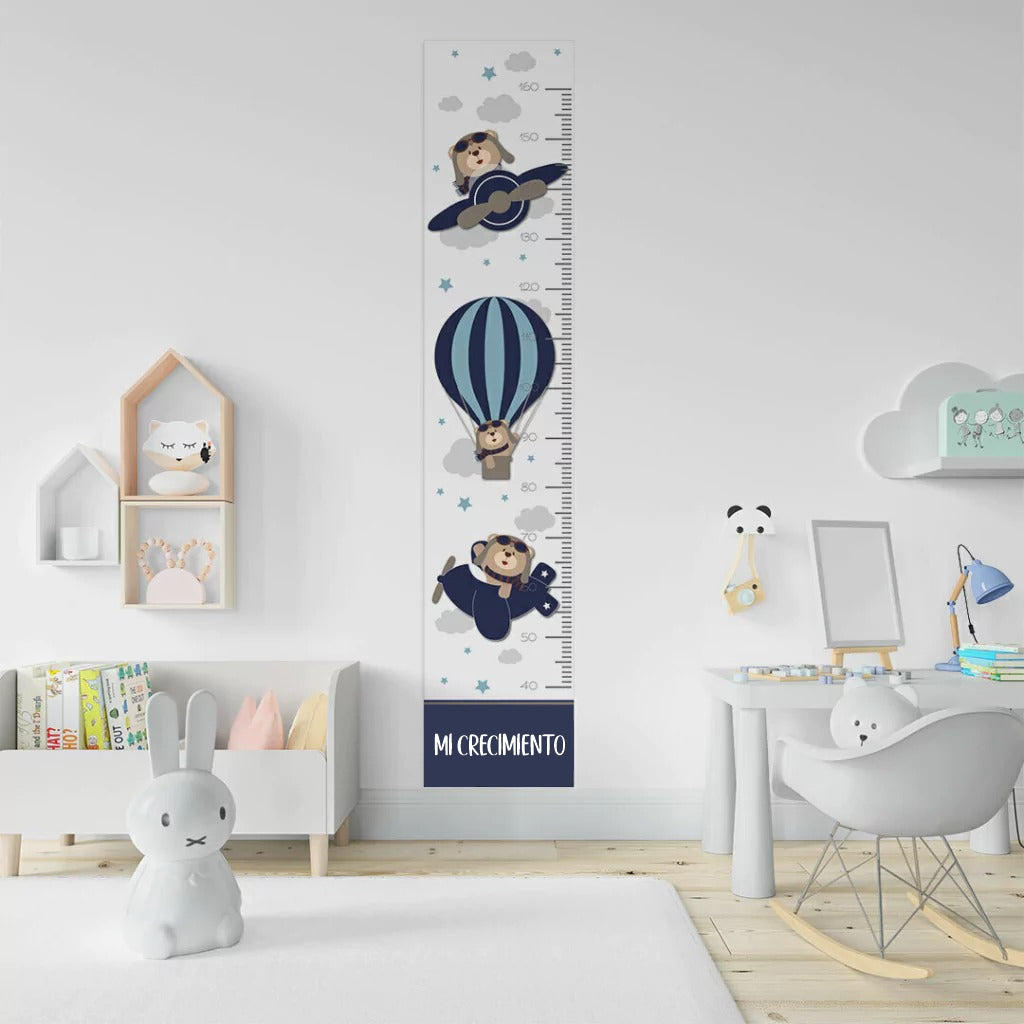 Conjunto de oso de aviador azul marino