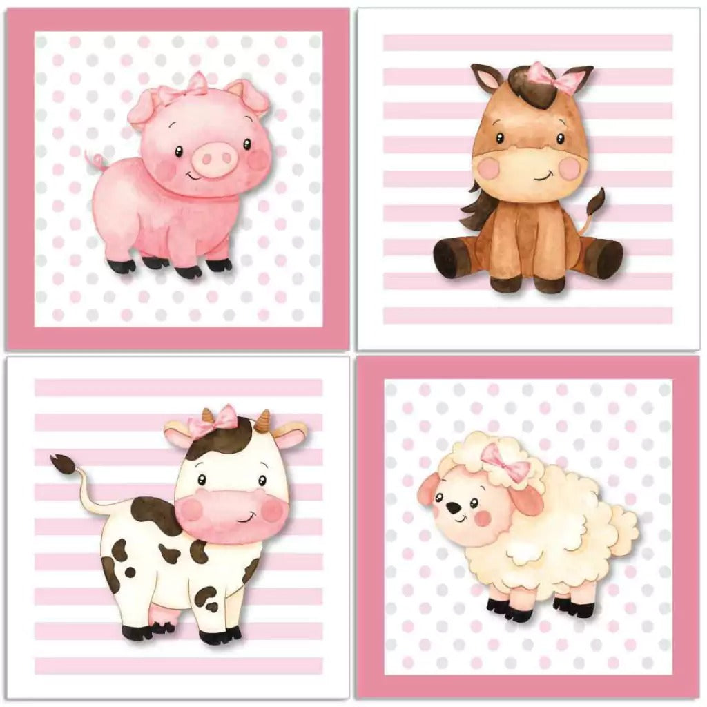 Combo granja rosa