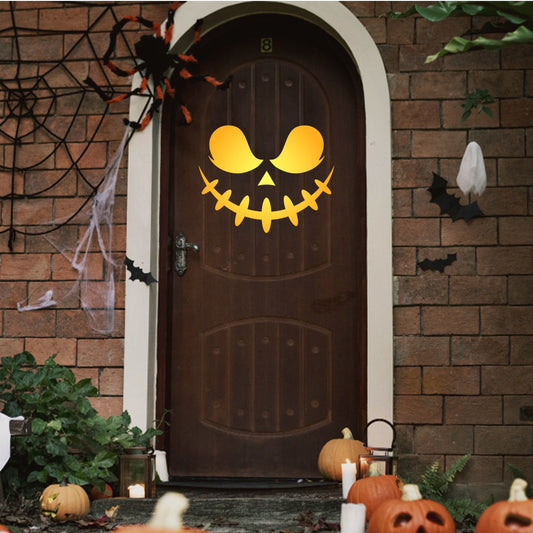 Vinilo para puerta Hallowen Da miedo