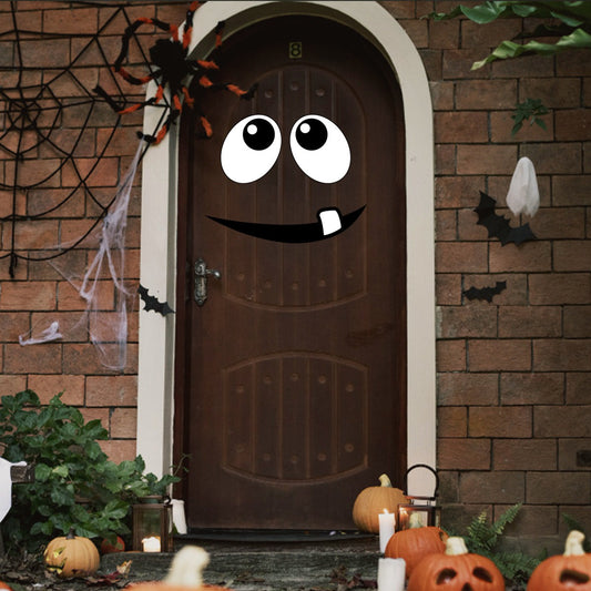 Vinilo para puerta Hallowen Monstruo