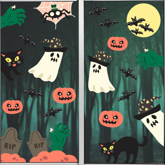 Vinil Electro estático para ventanas Manos zombies