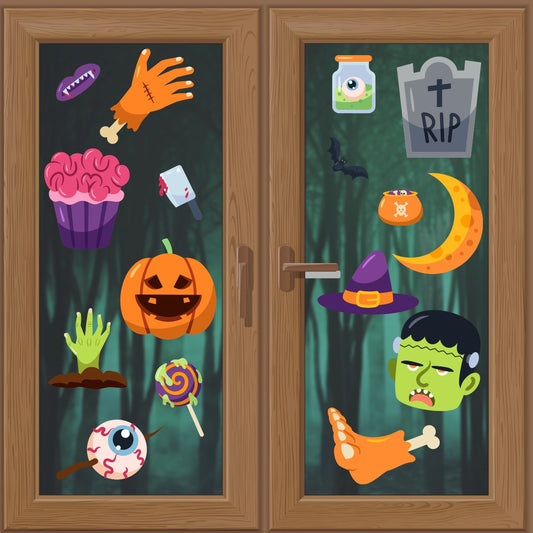 Vinil Electro estático para ventanas Rip Zombie