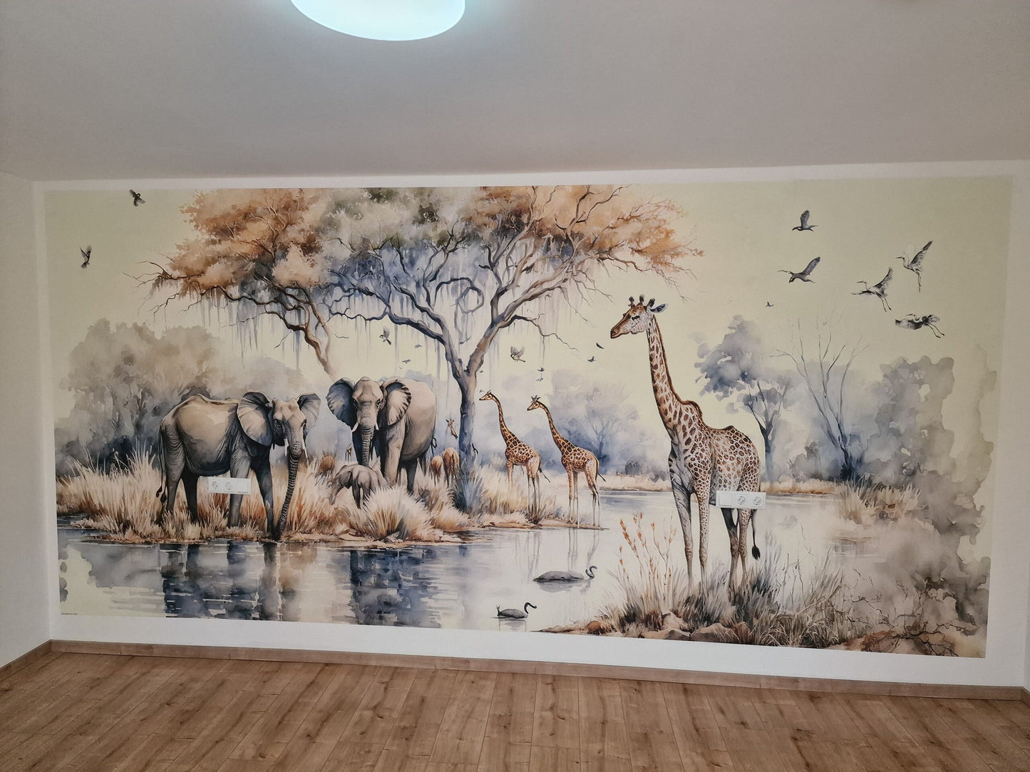 Papel para paredes Selva tropical africana