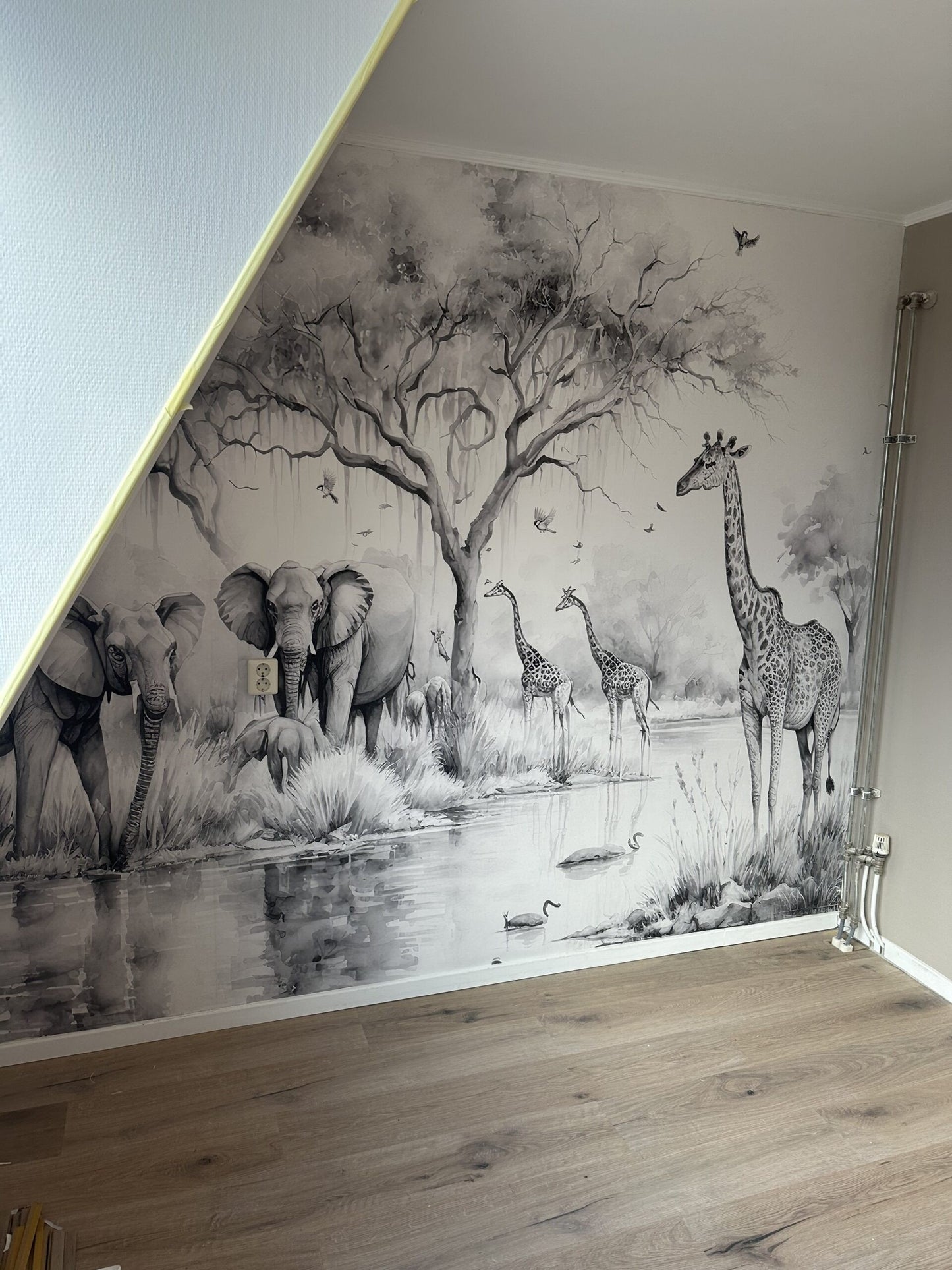 Papel para paredes Selva tropical africana