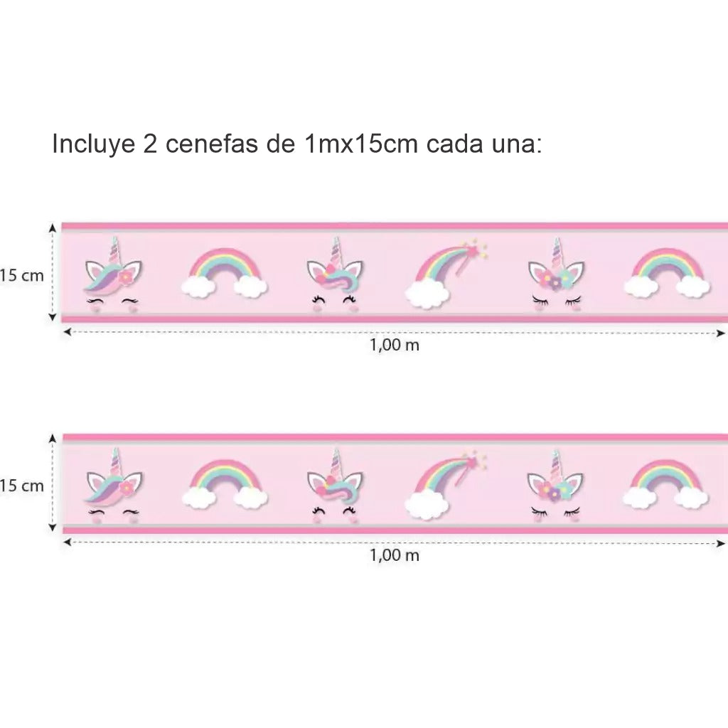 Combo de unicornio arcoiris