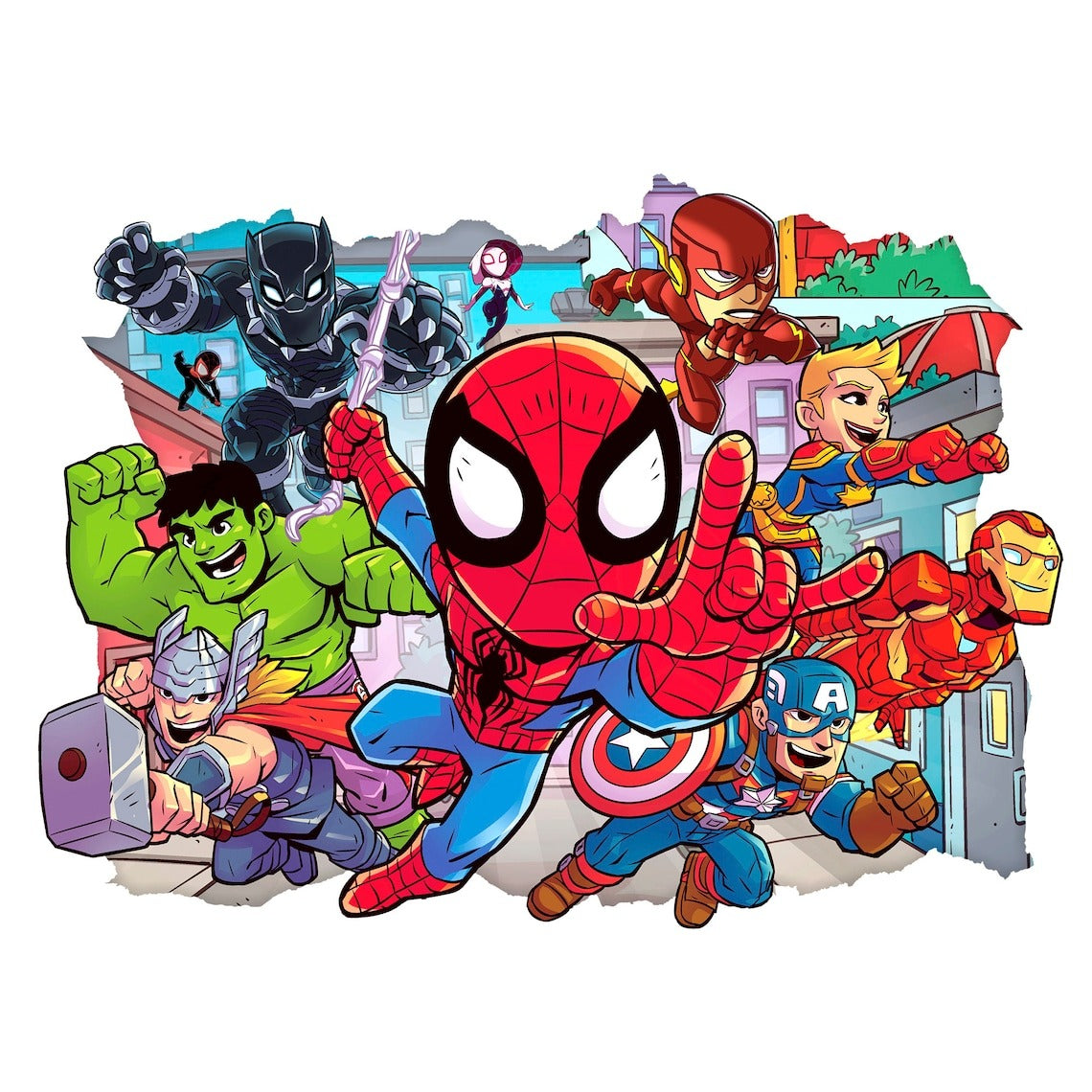 Vinilos decorativos Adhesivos infantiles de pared de spiderman modelo 15 niño