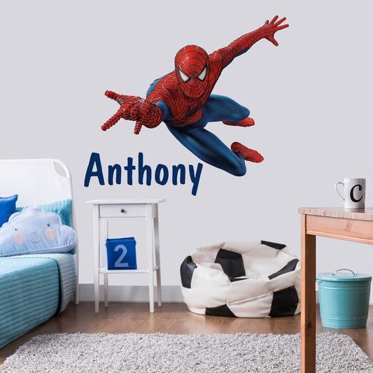 Vinilos decorativos Adhesivos infantiles de pared de spiderman modelo 14 niño