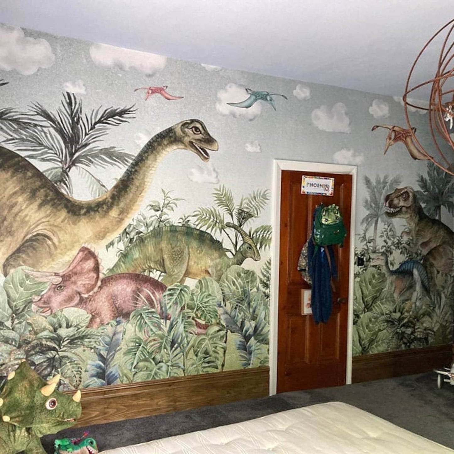 Papel para paredes Jungla jurassica
