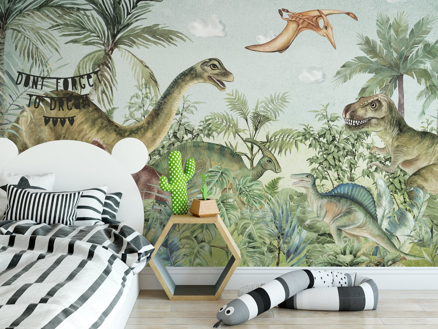 Papel para paredes Jungla jurassica