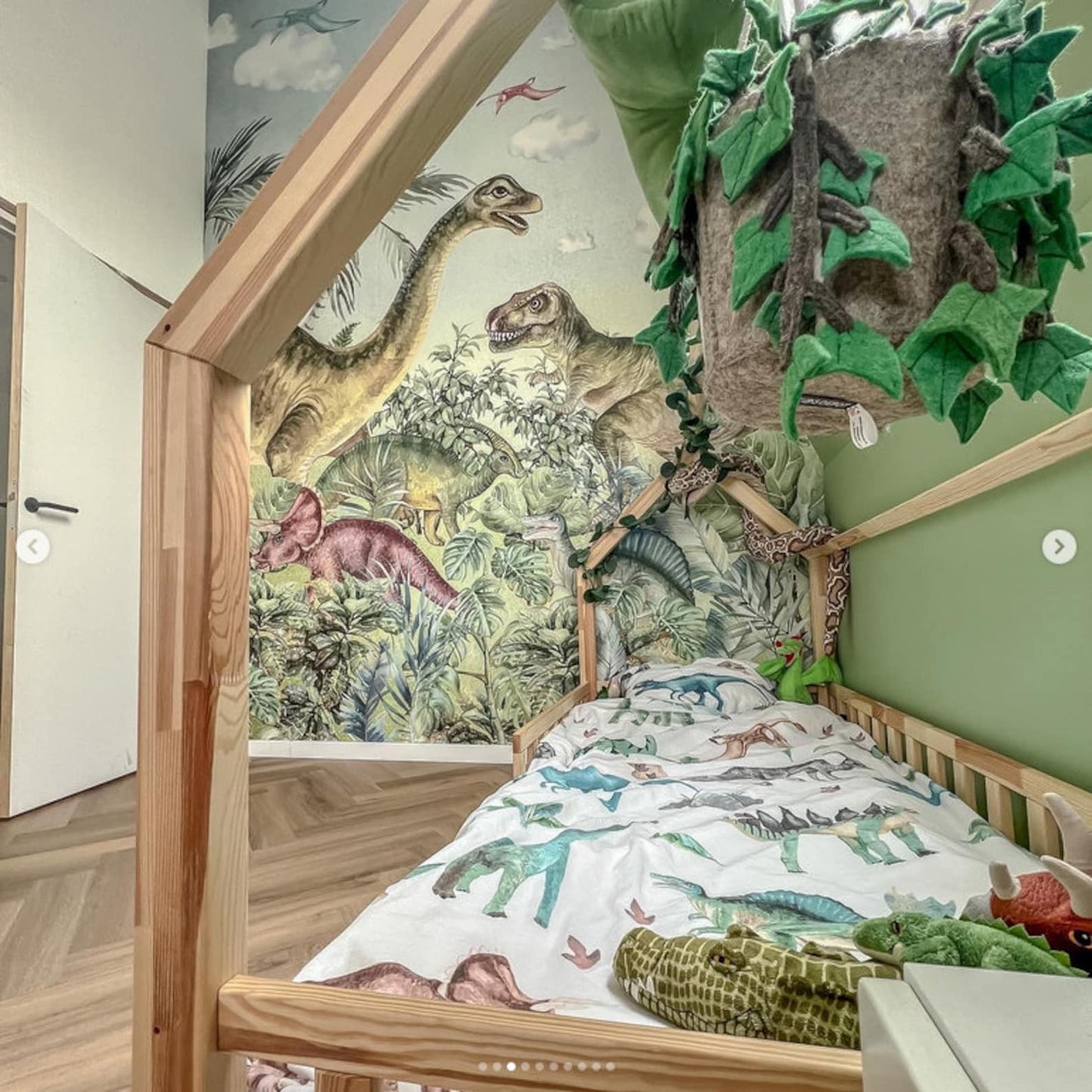 Papel para paredes Jungla jurassica