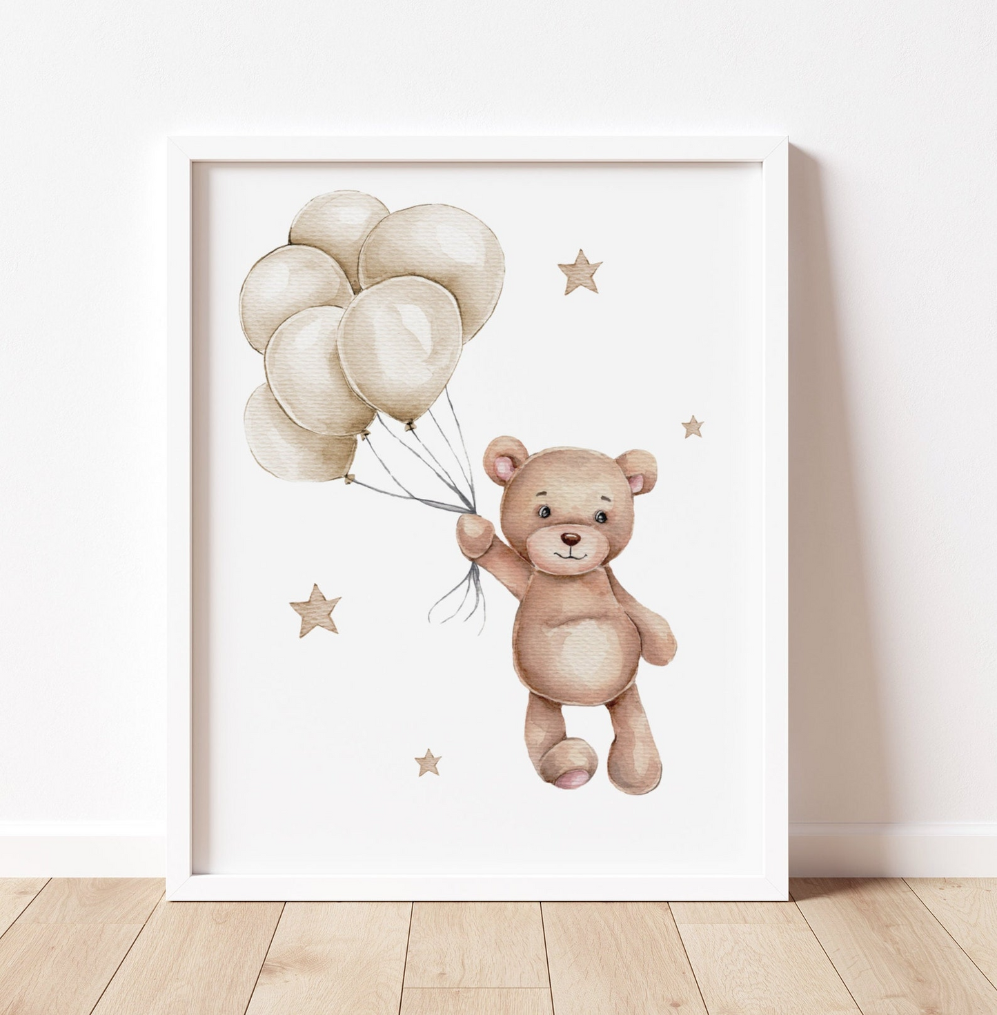 Cuadros Decorativos infantiles Modernos Osos en nube