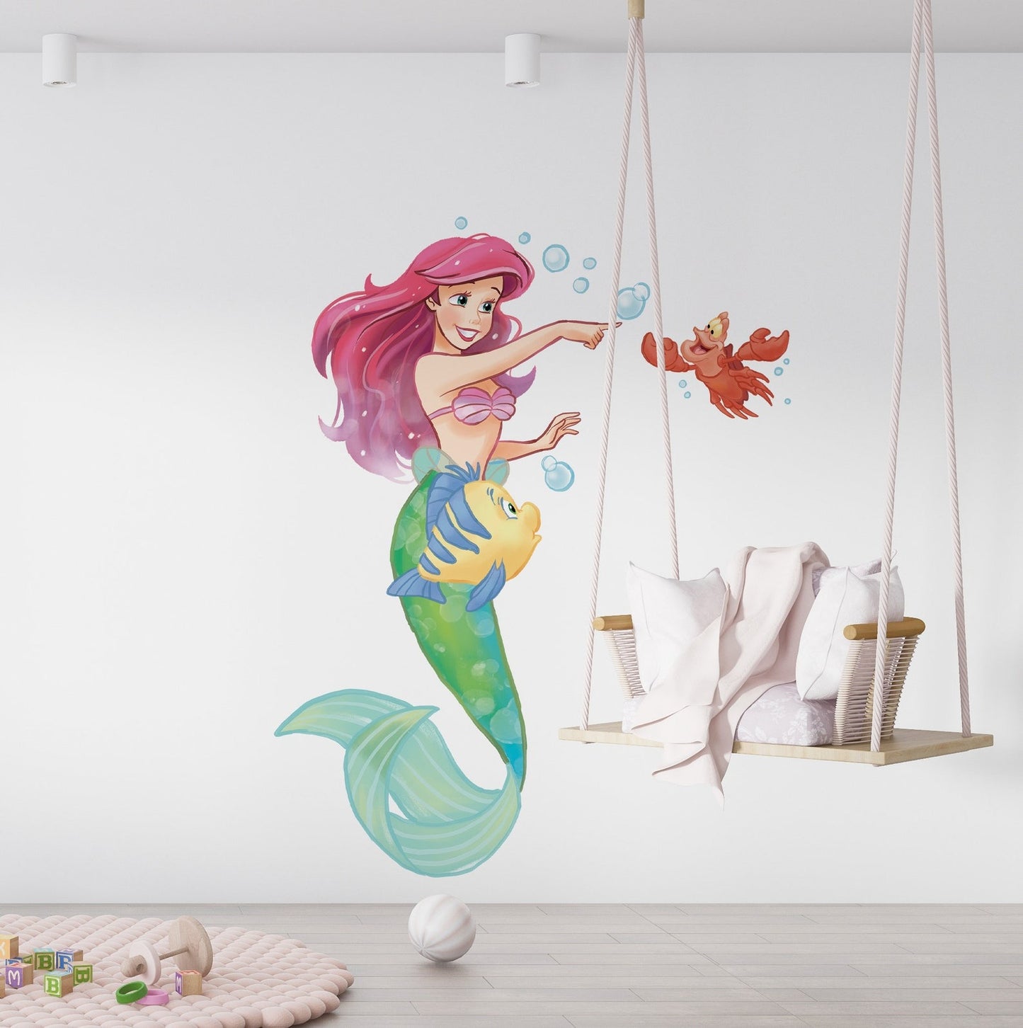 Vinilos decorativos Adhesivos infantiles de Pared princesas4