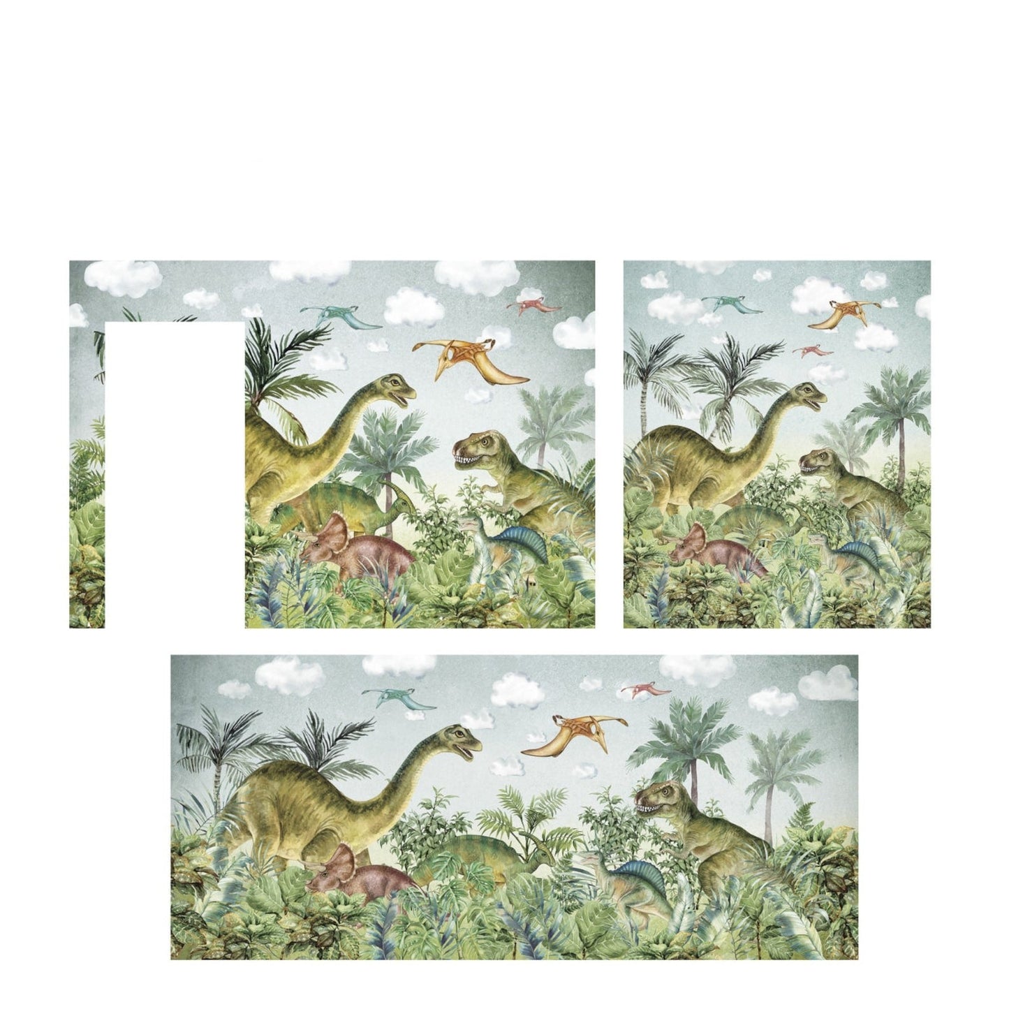 Papel para paredes Jungla jurassica