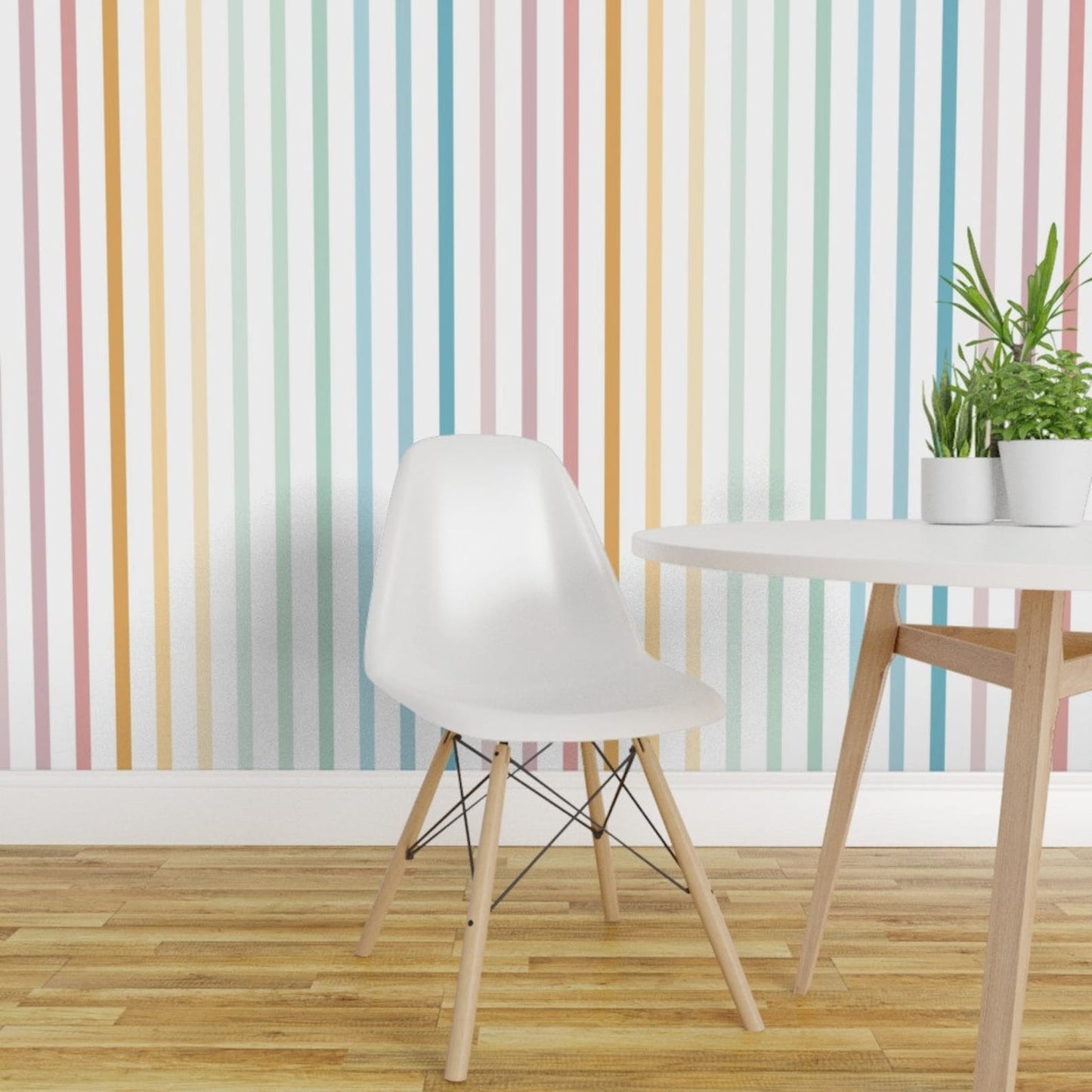 Papel para paredes Lineas Arcoiris