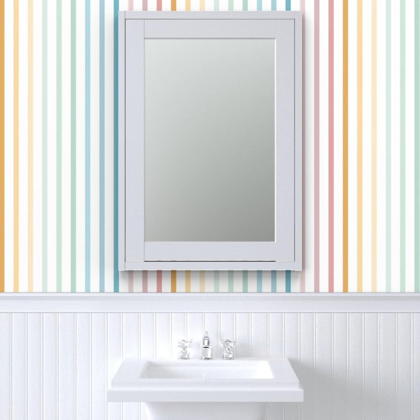 Papel para paredes Lineas Arcoiris