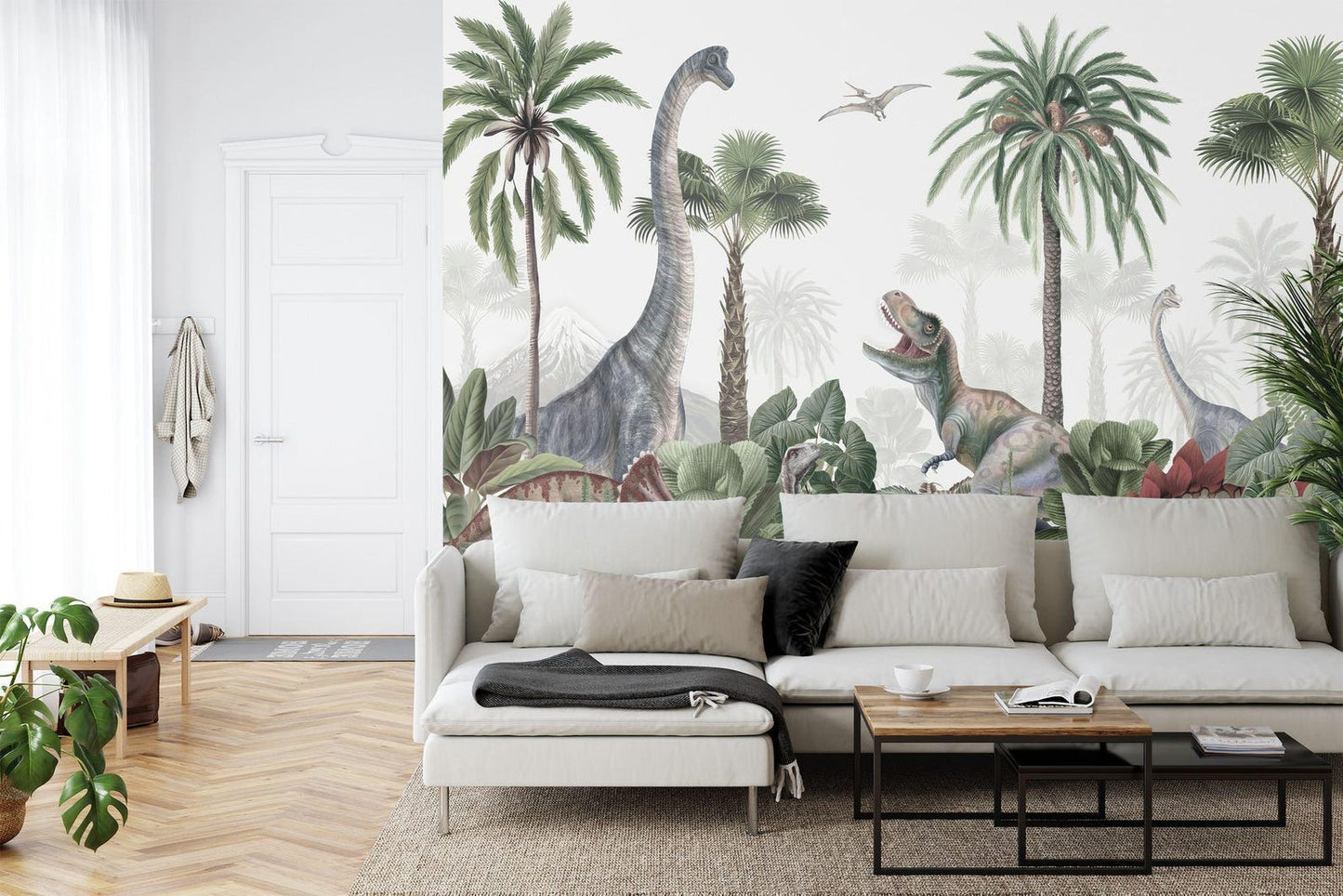 Papel para paredes Jungla jurassica 2