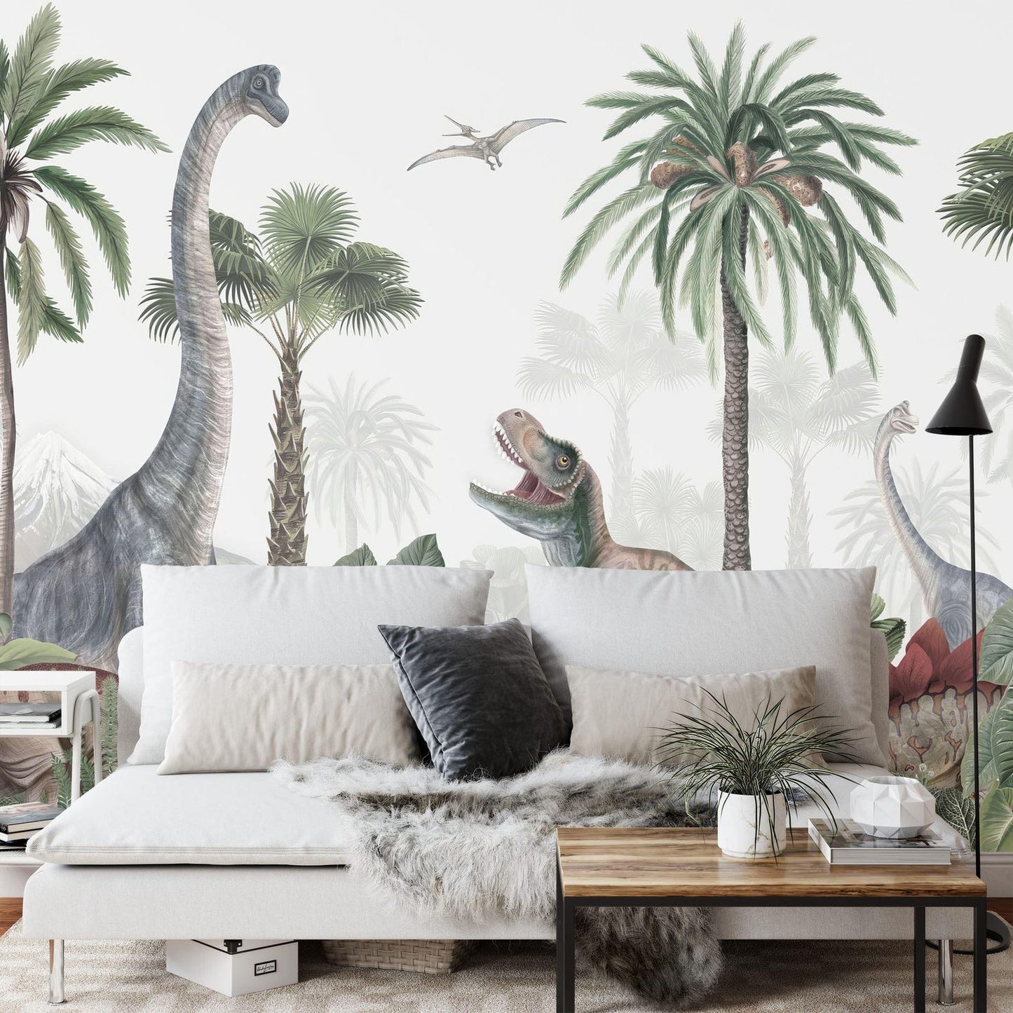 Papel para paredes Jungla jurassica 2