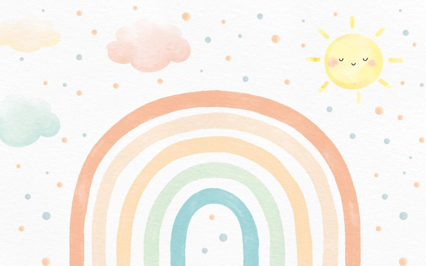 Papel para paredes arcoiris