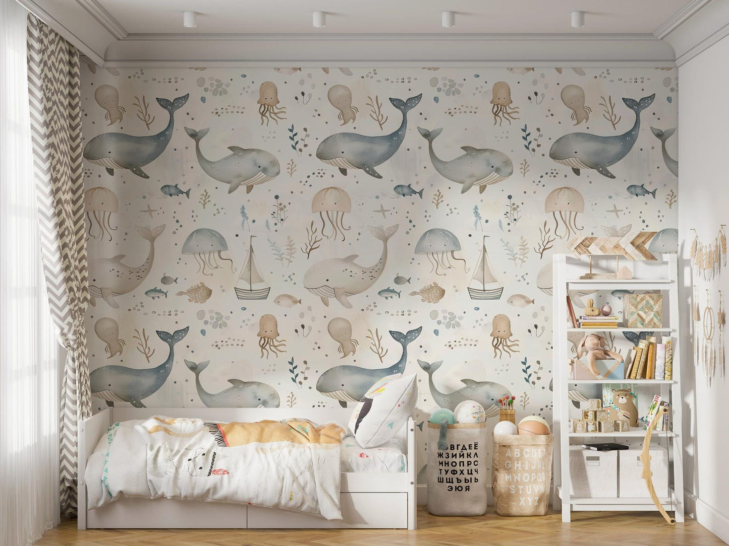 Papel para paredes Mosaico marino