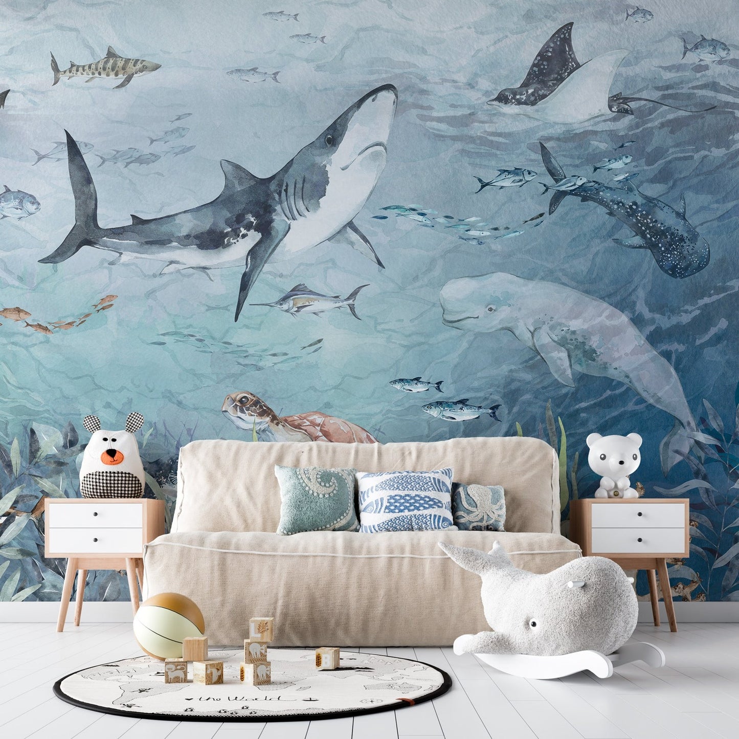 Papel para paredes Fondo Marino mar