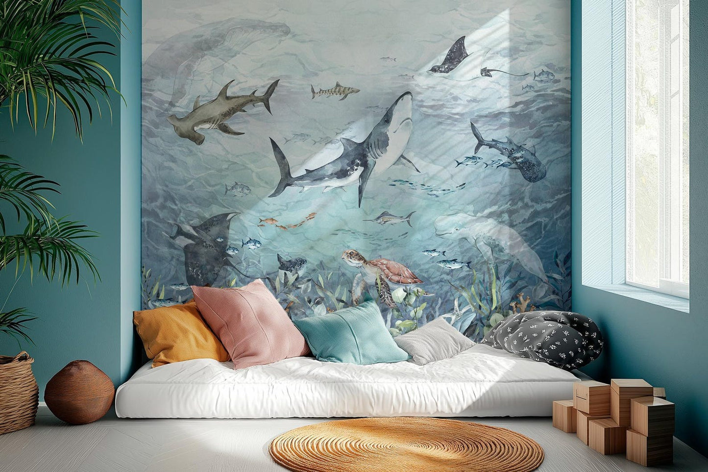 Papel para paredes Fondo Marino mar
