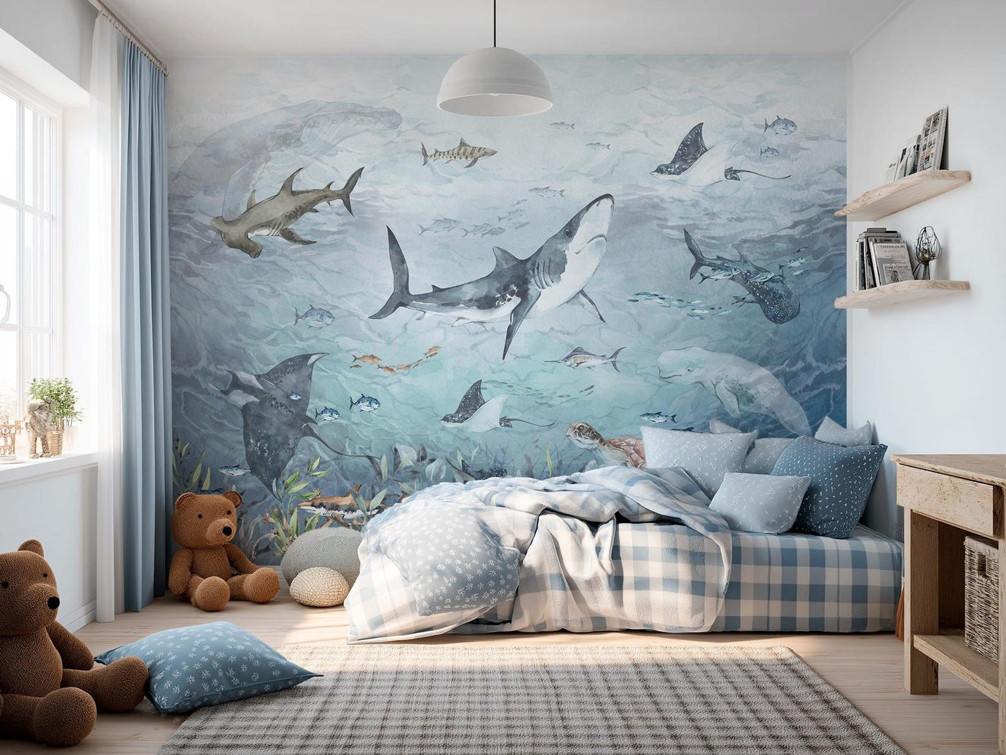Papel para paredes Fondo Marino mar