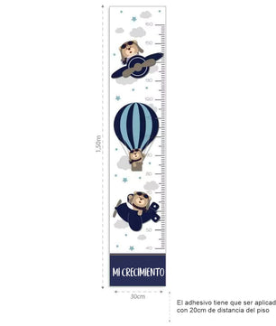 Conjunto de oso de aviador azul marino