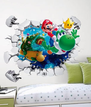 Vinilos decorativos Adhesivos infantiles de Pared mario bros 14 niño (0062)