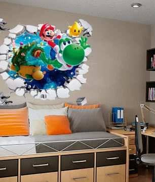 Vinilos decorativos Adhesivos infantiles de Pared mario bros 14 niño (0062)