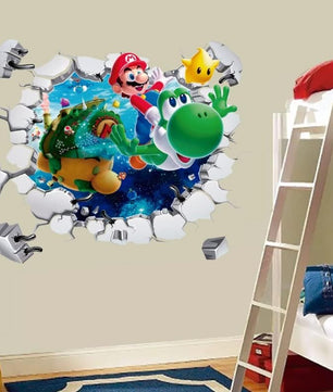 Vinilos decorativos Adhesivos infantiles de Pared mario bros 14 niño (0062)