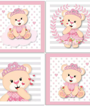 Combo de oso de la realeza princesa
