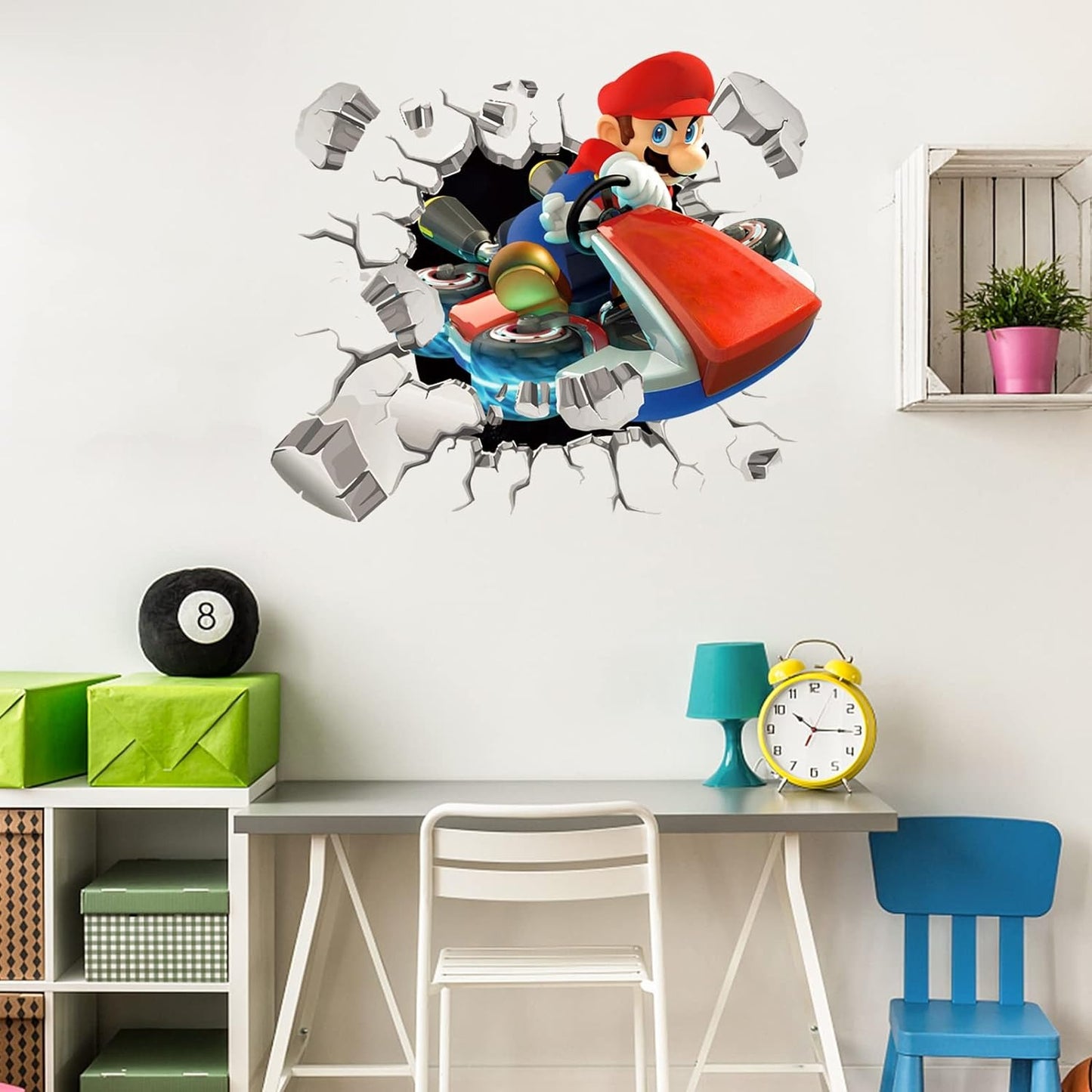 Vinilos decorativos Adhesivos infantiles de Pared mario bros 13 niño