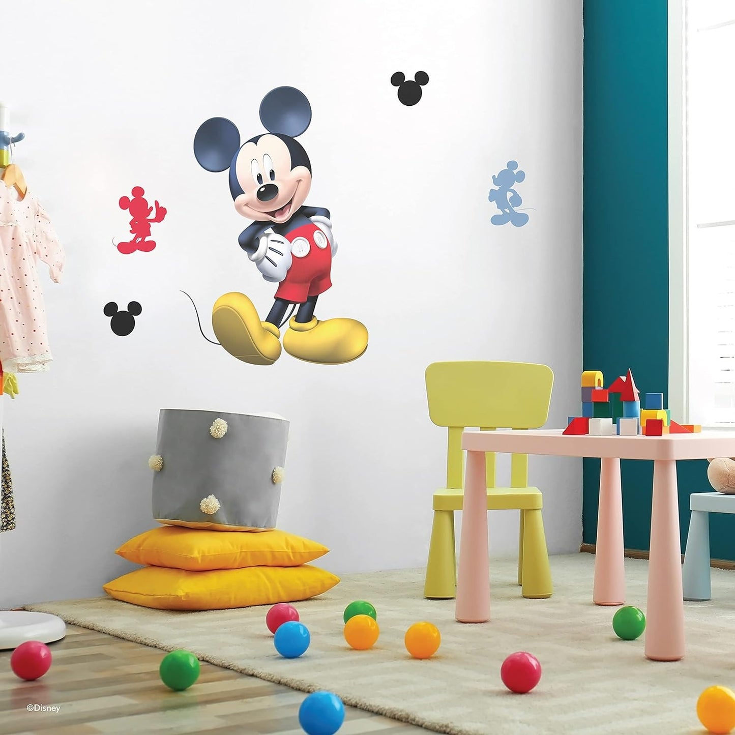 Vinilos decorativos Adhesivos infantiles de Pared mickey mouse niño