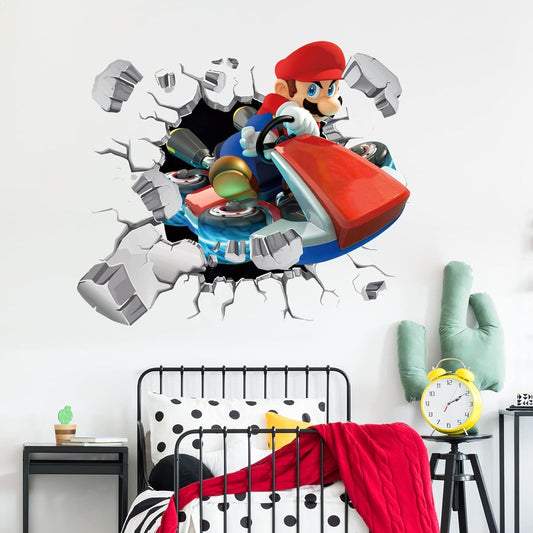 Vinilos decorativos Adhesivos infantiles de Pared mario bros 13 niño