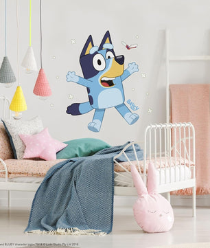 Vinilos decorativos Adhesivos infantiles de Pared Bluey Familia 3