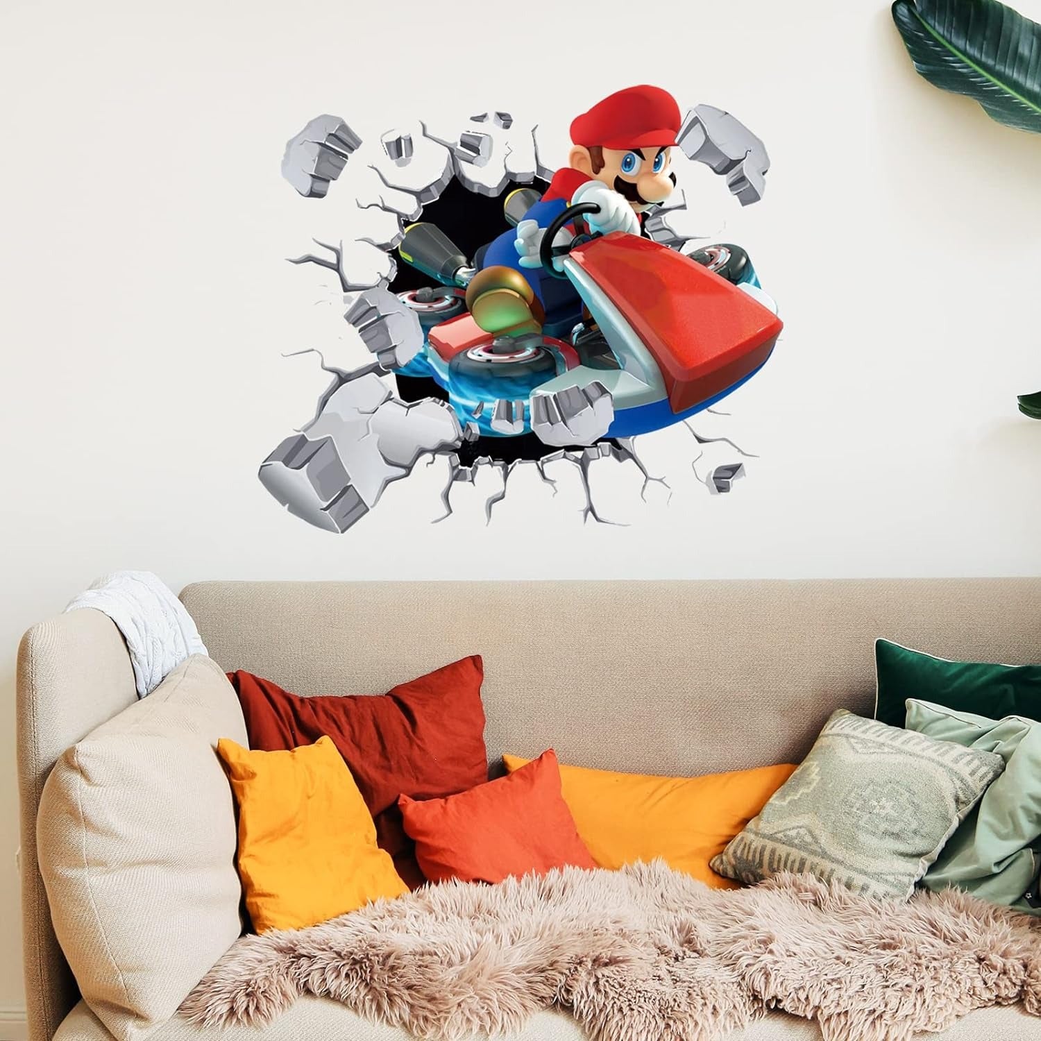 Vinilos decorativos Adhesivos infantiles de Pared mario bros 13 niño ...