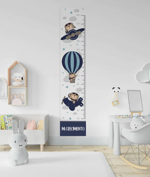 Conjunto de oso de aviador azul marino