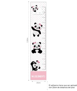 Combo de oso panda rosa