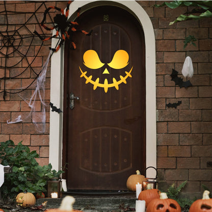 Vinilo para puerta Hallowen Da miedo