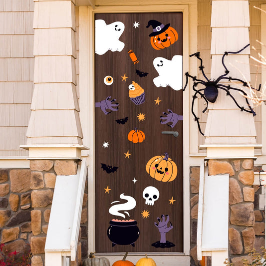 Vinilo para puerta Hallowen Noche de Hechizos