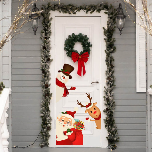 Vinilo para puerta Navidad  Mundo de Santa