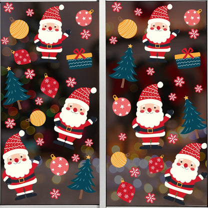 Vinil Electro estático para ventana Luces para Santa