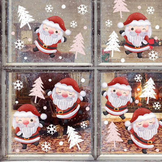Vinil Electro estático para ventana Sueños de Santa